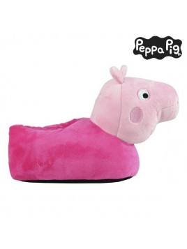 Slippers Voor in Huis 3d Peppa Pig Roze