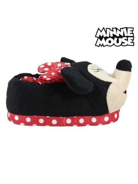 Chaussons Pour Enfant 3d Minnie Mouse Rouge