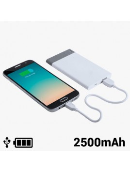 Power Bank with Removable USB 2500 mAh 8 GB