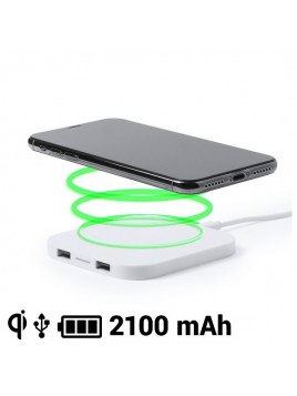 Qi Wireless Charger for Smartphones 2100 mAh USB