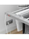 InnovaGoods Foldable Electric Clothes Horse 120W Grey (8 Bars)