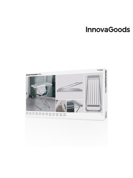 InnovaGoods Electric Drying Rack 100W Grey (6 Bars)