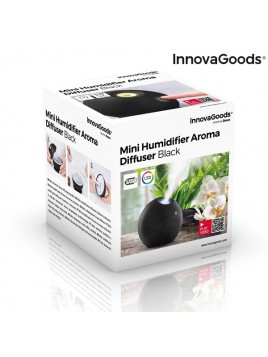 Mini Humidifier Scent Diffuser Black InnovaGoods