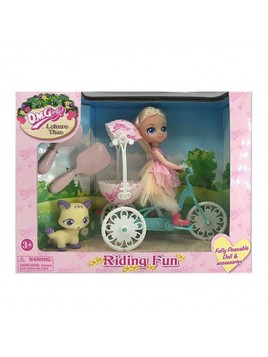 Doll with Pet Riding Fun