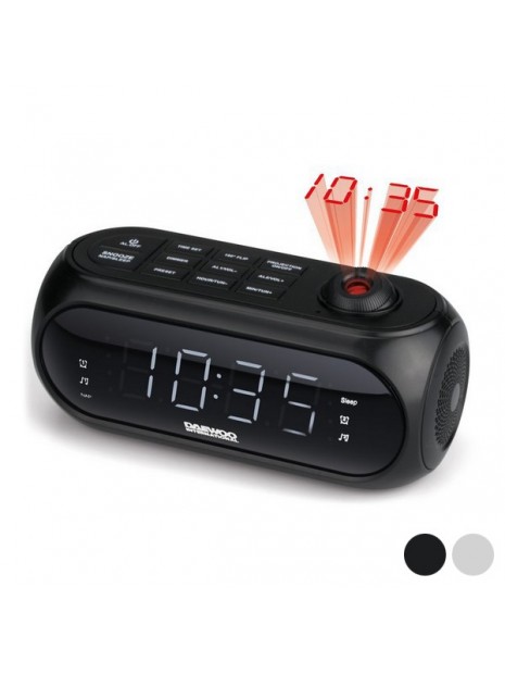 Radio Alarm Clock with LCD Projector