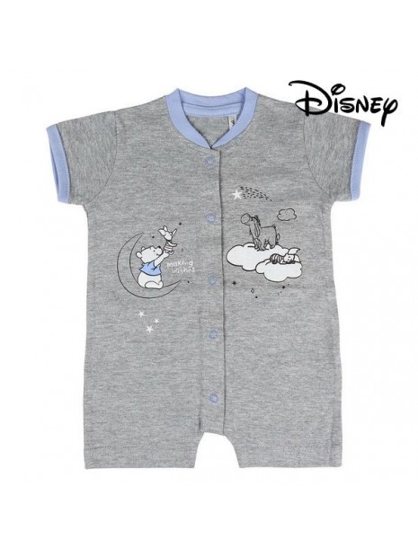 Baby's Short-sleeved Romper Suit Disney Grey