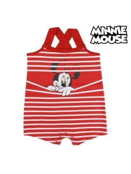 Barboteuse sans Manches pour Bébé Minnie Mouse Rouge
