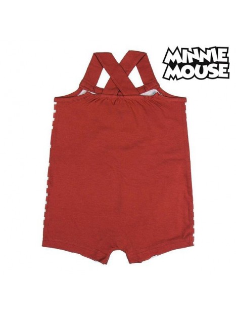 Barboteuse sans Manches pour Bébé Minnie Mouse Rouge