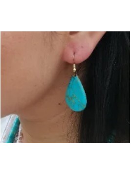 Boucles d’oreilles turquoise