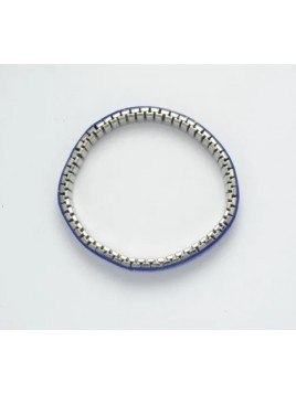 Bracelet extensible lapis lazuli 1 cm