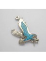 Pendentif aigle turquoise