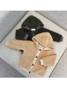 Plush baby coat