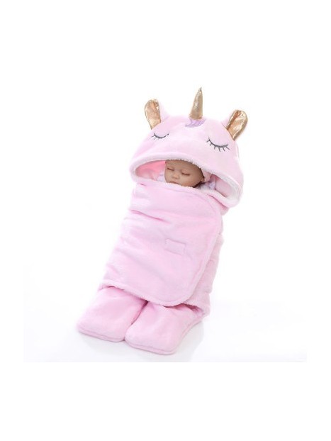 Unicorn baby holding blanket