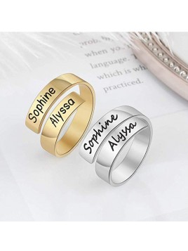 Ring to customize - 2 names