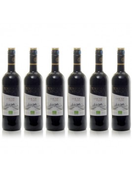 Box of 6 bottles Organic Spanish Red Wine 2017 75cl