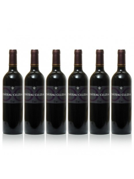 6 Bottles Château Cluzeau AOC Bergerac red 2014, 6x75cl
