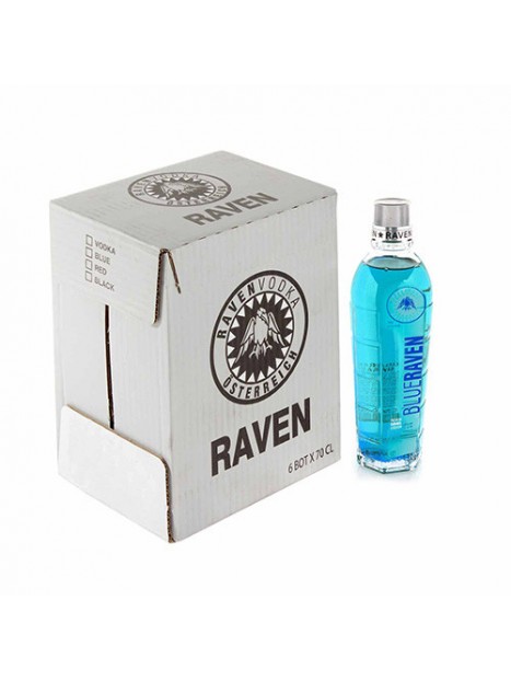 Blue Raven Blauwe Vodka X 6