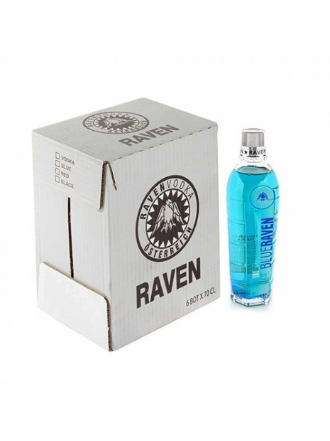 Blue Raven Blue Vodka X 6