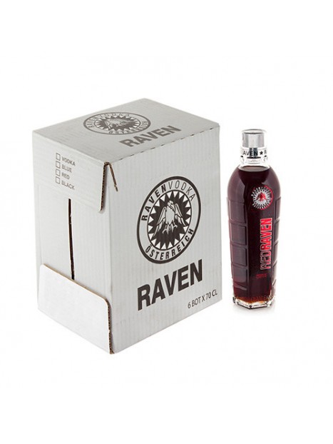 Red Raven Red Vodka 70cl X 6