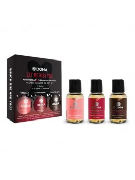 Flavored Massage Gift Set (3 x 30 ml) Dona D40601