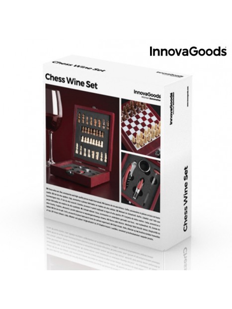 InnovaGoods Chess Wine Set (37 Pieces)
