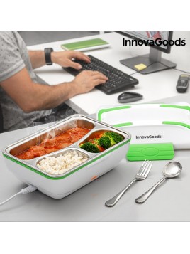 InnovaGoods Pro 50W White Green Elektrische Lunchbox