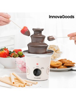 InnovaGoods Sweet & Pop Times Chocoladefontein 70W Wit Staal