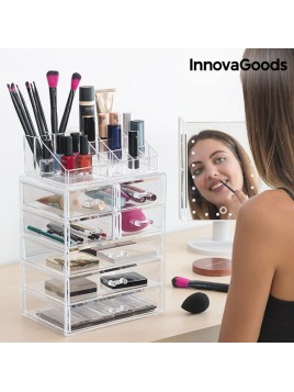InnovaGoods Acrylic Makeup Organiser