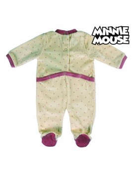 Baby Rompertje met Lange Mouwen Minnie Mouse Wit