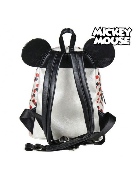 Casual Backpack Minnie Mouse White