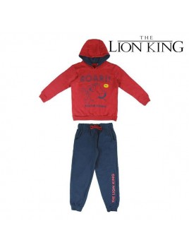 Joggingpak voor kinderen The Lion King Rood Grijs