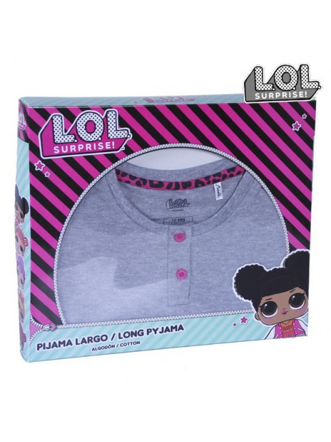 Hooded Sweatshirt for Girls LOL Surprise! Grey Pink