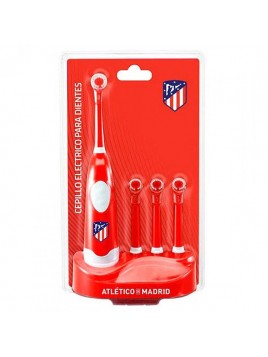 Electric Toothbrush + Replacement Atlético Madrid Red