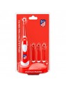 Electric Toothbrush + Replacement Atlético Madrid Red