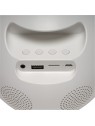 Radio alarmklok Denver Electronics FM Bluetooth LED Wit