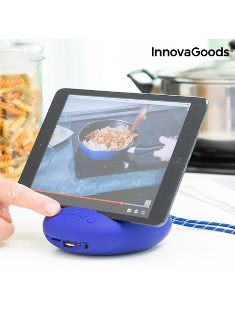 Wireless Speaker with Holder for Devices Sonodock InnovaGoods